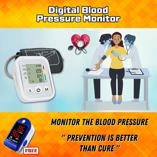 IWM - Digital Blood Pressure Monitor with FREE Fingertip Pulse Oximeter