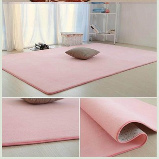 Minimalist Soft Cotton Rectangular Carpet