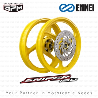 ENKEI MAGS/MAGWHEEL FOR YAMAHA SNIPER/EXCITER 150 F:1.60/17 R:2.15/17 (9851-102-Yellow)