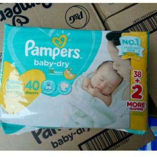 Pampers Baby Dry Newborn 40pcs Tape Diapers (2)