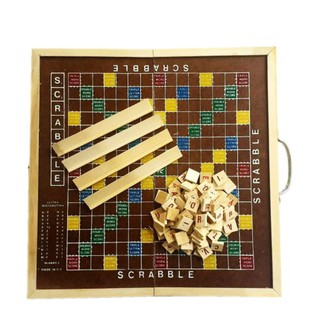 Foldable Wooden Scrabble Set
