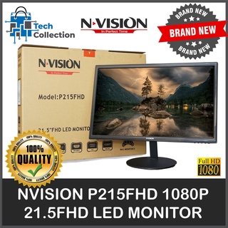¤⊙△Nvision 21.5” P215FHD LED MONITOR HDMI-VGA - BRAND NEW MONITOR for Online Schooling Homebase. Goo