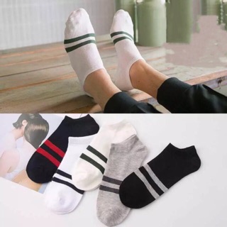 Two Bar boat socks style men socks antiskids socks ankle socks