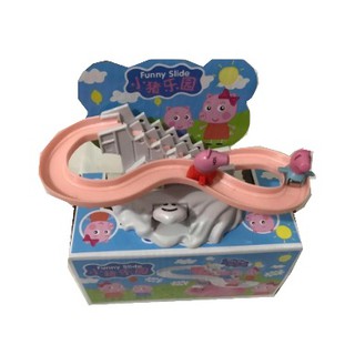 JLT Pink Pig Mini Ladder Slide Toy