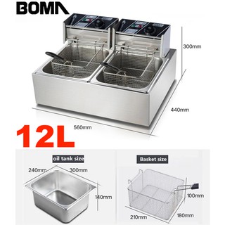 BOMA Professional-Style Electric Deep Fryer