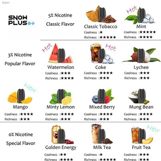 Itinatampok✣✹♈100% Legit Snowplus pods Snowplus GEN 3 Vape Pods juice-Buy 2 boxes get 1 free devi
