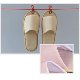 1Pair Hotel Travel Spa Disposable Slippers Home Guest Thicken Slippers Non-Slip (3)
