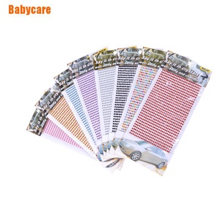 [[Babycare]] 750Pcs/Set 3Mm Diy Phone Car Pc Decor Self-Adhesive Crystal Rhinestone Stickers