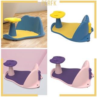 [PERFK] Contoured Baby Bath Seat Open-Side Design with Drain Holes Seat Tub Baby Bath Chair Bathtub