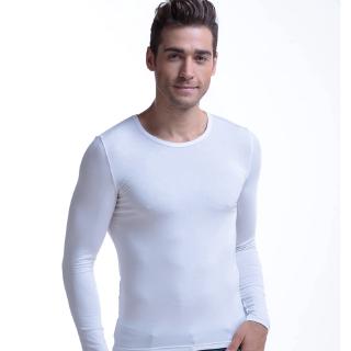 1PCS Slim Thermal Underwear Modal Men's Round Neck Long Sleeve Autumn Clothes Long Johns 084 (4)