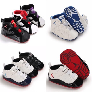 men shoe☽♣☜Baby Boy Shoes Jordan Basketball Sport Walking AntiSlip Newborn Walkers Toddler Sneakers
