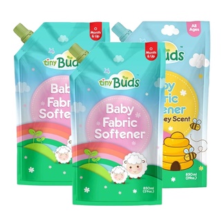 Tiny Buds Fabric Softener Bundle (2 Baby Fabric Softener 850ml +1 FREE Baby Fabric Softener)