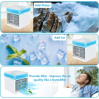 Portable air conditioner cooler fan humidifier cold air purifier (6)