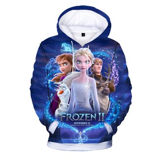 Frozen Elsa Anna Baby Kids Girls Hooded Jacket Coat Casual Pullover Hoodies Autumn Outerwear