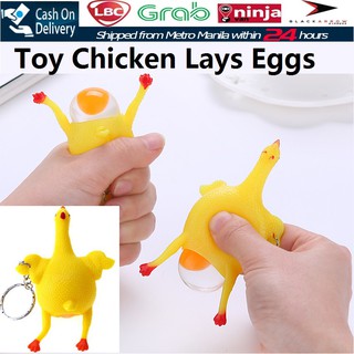 Anti-stress Squish Fun Squishes Gifts Chicken Laying Egg