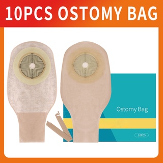 Manila Stock! 10pcs Medical Ostomy Bag 15-65mm Colostomy Stoma Drainable Pouch Bag Cut to Fit