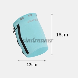 6.3 Inch Phone Holder Reflective Waterproof Running Outdoor Cycling Sport Coin Key Wrist Wallet Arm Bag (4)