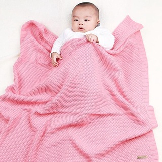 Newborn Baby Blanket Swadding Knitted Newborn Swaddle Blanket Soft Toddler Bedding Sofa Bedding