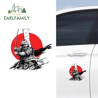 EARLFAMILY 13cm x 13cm Car Stickers Samurai Japanese Culture Car Styling Personality Decals
