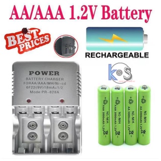 AA rechargeable battery 1.2V 3000mAh. Rechargeable battery AAA 1800mAh battery