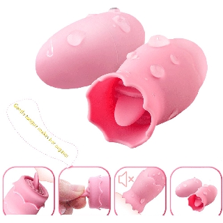 qrUB Tongue Vibrator Breast Nipple Sucker Sex Toys for Adults Women Blowjob Sucking Masturbator Vagi