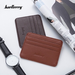 white bag﹍♗#K9106 Baellerry Driving license Super Thin Small Credit Card Walle