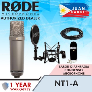 Rode NT1-A Large Diaphragm Condenser Microphone (Single)
