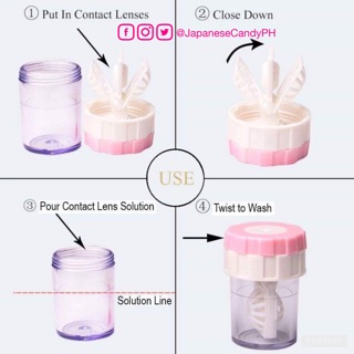 Manual Rotary Contact Lens Cleaner (PINK ONLY AVAIL) (3)