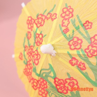 【NNET】50pcs/pack Drink Fruit Cake Stick Mini Umbrella Paper Cocktail Parasol (4)