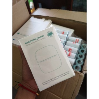 Free Shipping Sticker Label Mini Bluetooth Portable Thermal Printer (7)