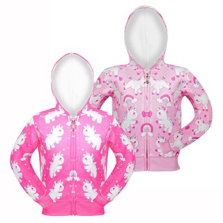 ✔Girls Kids Cartoon Unicorn Coat Jacket Hoodies Top Outwear Clothes
