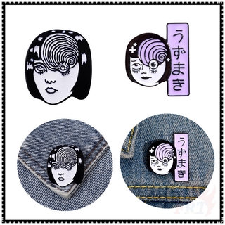 ❉ Tomie: Anrimiteddo - Junji Ito Classical Horror Comics Anime Characters Brooches ❉ 1Pc Doodle Enamel Pins Backpack Button Badge