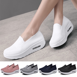 Fashion Shoes for Women Sneakers Running Shoes Sports White Platform White Sapatos Wedge