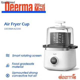 Air fryerDeerma KZ200 Visualization Oil-Free Air Fryer Baking Visual 6 Smart Menus One Pot Multi-pur