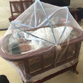 mosquito net Universal for baby bed Arched bow mosquito net 120*70cm old-fashioned big cradle (2)