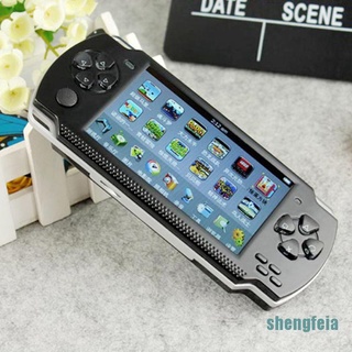 [shengfeia]X6 8G 32 Bit 4.3" PSP Portable Handheld Game Console Player 10000 Games mp4 +Cam