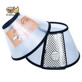 Pet Elizabeth Cone E-Collar Cat Dog Safety Collar Circle Pet Head Cover Bite Anti (3)