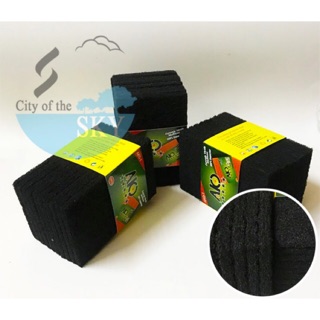 1pcs multi-purpose scouring pad scrubbers household cleaning(black)