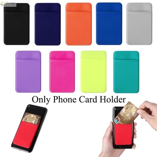 BORAGE Elastic Cellphone Pocket Fashion Wallet Case Phone Card Holder Adhesive Sticker Universal Lycra Hot Credit ID Card Holder/Multicolor