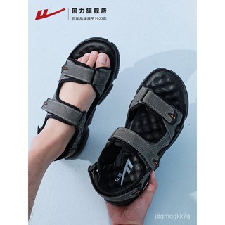 Warrior Sandals Men's Official Flagship Store2021New Summer Men's Shoes Trendy Outdoor Driving Sport (3)