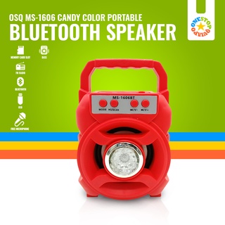 MS-1606 Candy Color Super Bass Portable Wireless Bluetooth Speaker