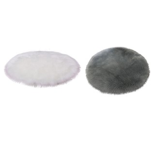 Jingying3355 30 * 30CM Soft Small Artificial Sheepskin Rug Chair Cover Bedroom Rug Artificial Wool Warm Furry Carpet Textile Seat Fur Carpet (4)