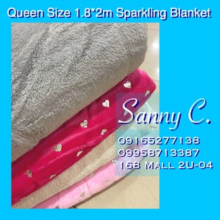 Sanny C. | Queen Size 180*200cm Sparkling Blanket/ Kumot