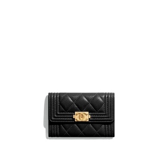 CHANEL WALLET TOP GRADE LAMBSKIN WITH CARD, DUST BAG AND BOX