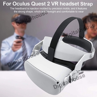 Adjustable Head Strap for Oculus Quest 2 VR Headset Enhanced Support and Comfort in VR Gaming