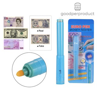 ✍✔Good&P Multi-function UV Light Money Counterfeit Detector Pen Mini Banknote Tester Pen Currency Cash Checker Money Fake Dollar Marker for US Dollar Euro Pound Yen Korean Won