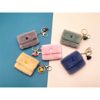 M2 Fshion mini wallet key chain. candy color cute coin key bag pendant #LQB001