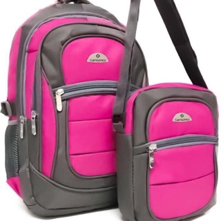 #COD Bagpack set with laptop compartment 18inch