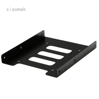 Xiaomak 2.5 inch SSD HDD To 3.5 inch Metal Mounting Adapter Bracket Dock Hard Drive Holder Black for PC SSD EM88