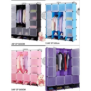 ♞𝕝𝕦𝕔𝕜𝕪𝕝𝕜𝕙* Tupper Cabinet 16 Cubes colored DIY Wardrobe (1)